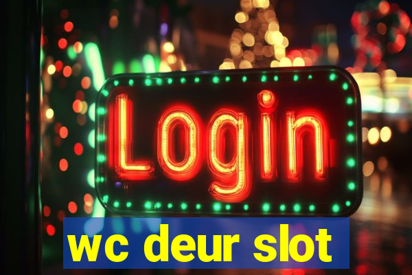 wc deur slot