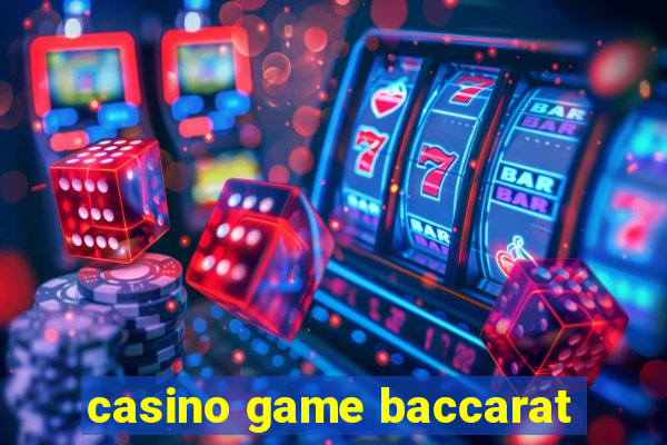 casino game baccarat