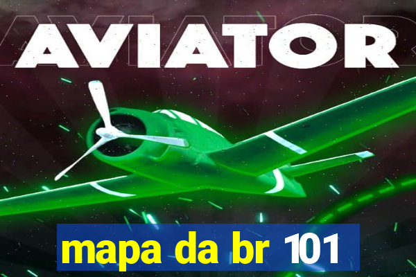 mapa da br 101