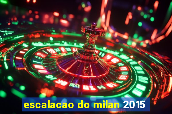 escalacao do milan 2015