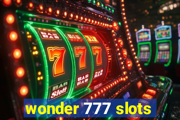 wonder 777 slots