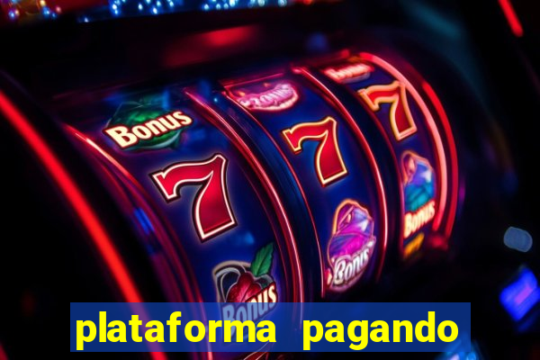 plataforma pagando bonus no cadastro