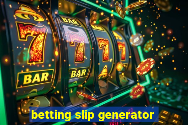 betting slip generator