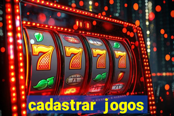 cadastrar jogos online caixa