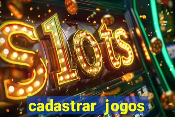 cadastrar jogos online caixa