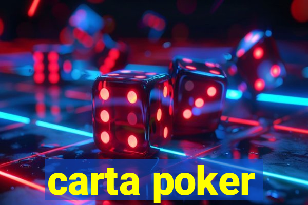 carta poker