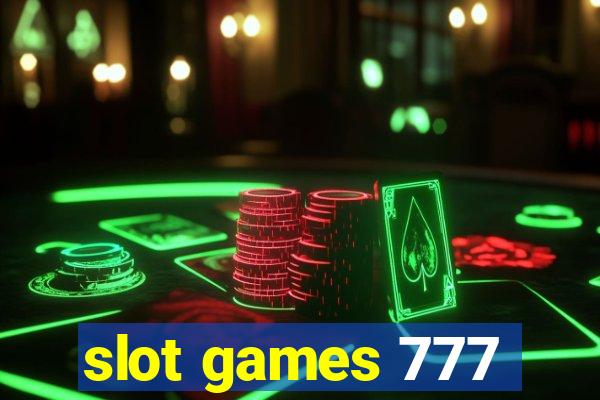 slot games 777