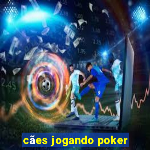 cães jogando poker