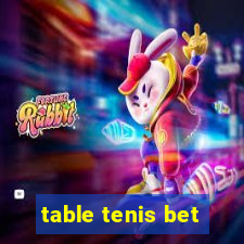 table tenis bet