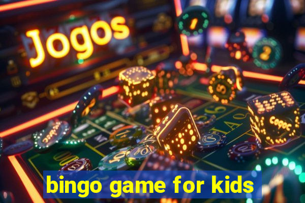 bingo game for kids