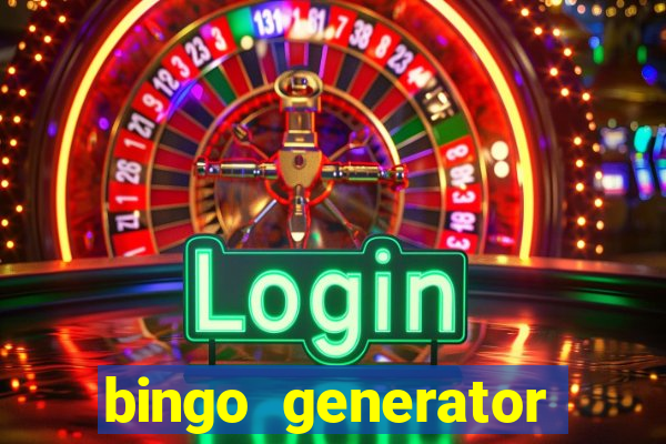 bingo generator with images