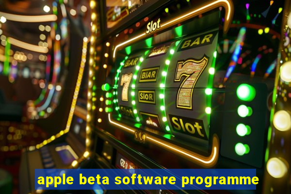 apple beta software programme