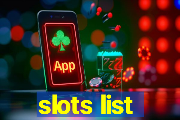 slots list