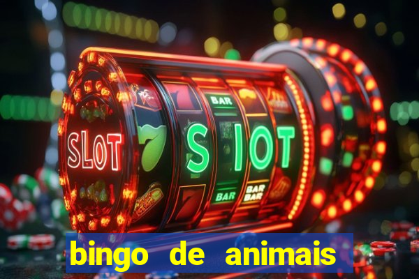 bingo de animais para educa??o infantil