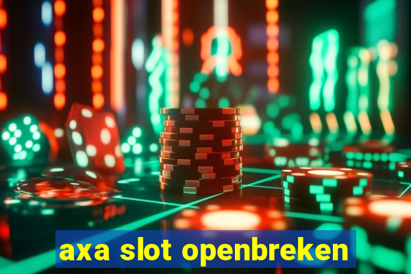 axa slot openbreken