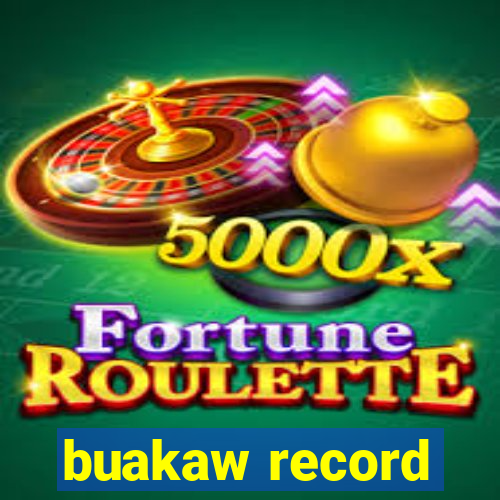 buakaw record