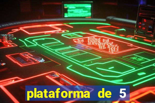 plataforma de 5 reais de b么nus