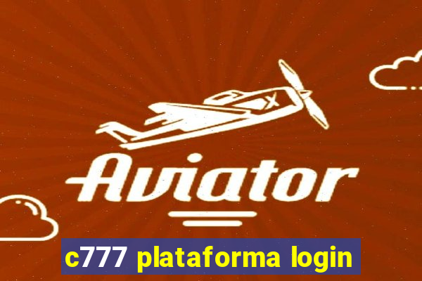 c777 plataforma login