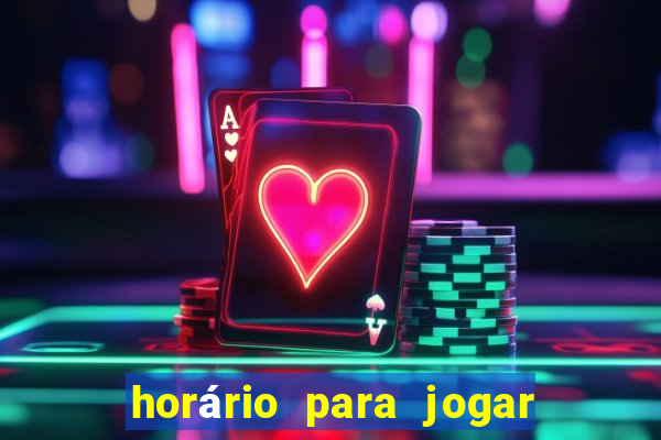 horário para jogar fortune rabbitCommercial