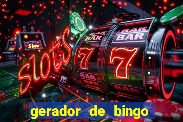 gerador de bingo cha de bebe