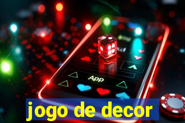 jogo de decor