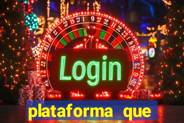 plataforma que est谩 pagando agora