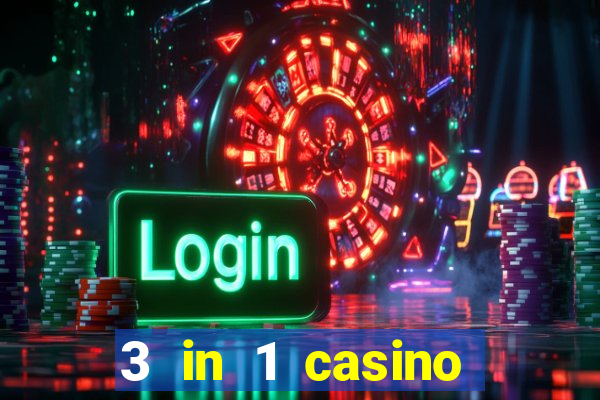 3 in 1 casino game set