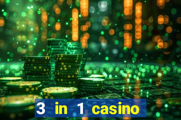 3 in 1 casino game set