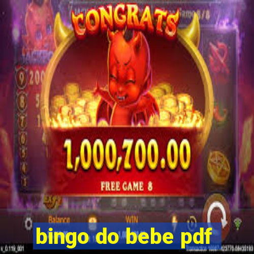 bingo do bebe pdf