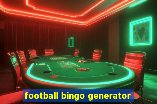 football bingo generator