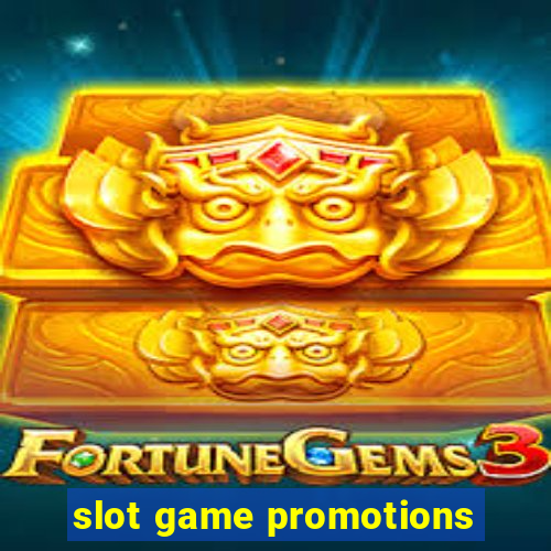 slot game promotions