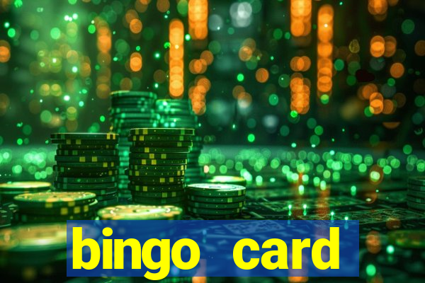 bingo card generator with pictures