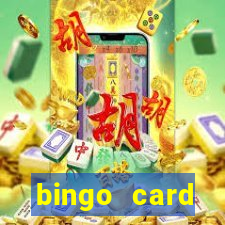 bingo card generator with pictures