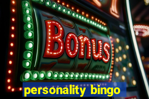 personality bingo