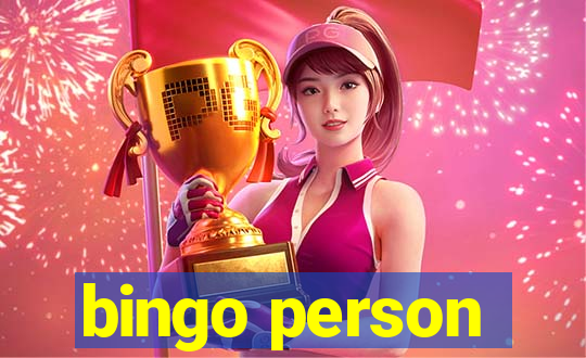 bingo person