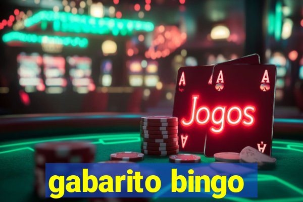 gabarito bingo