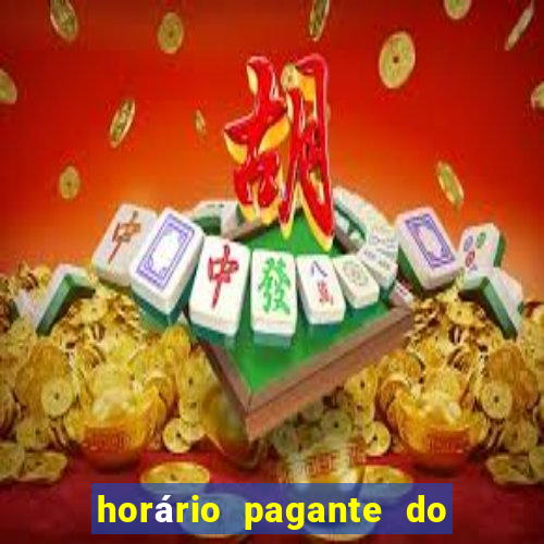 horário pagante do fortune tiger