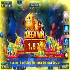 raio símbolo matemática