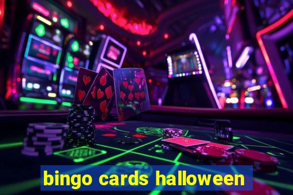 bingo cards halloween