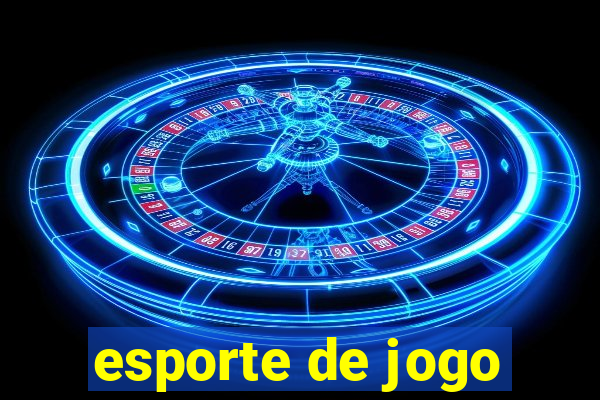 esporte de jogo