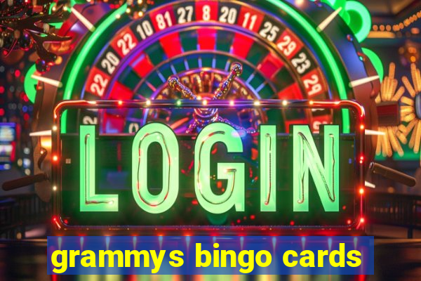 grammys bingo cards