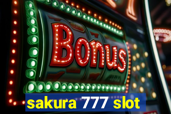 sakura 777 slot