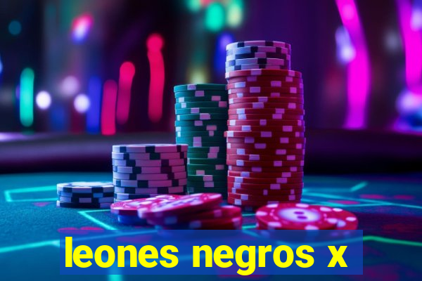 leones negros x