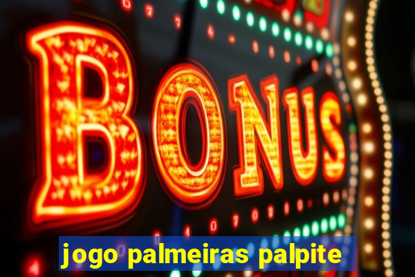 jogo palmeiras palpite