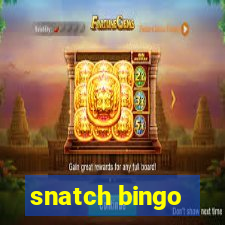 snatch bingo