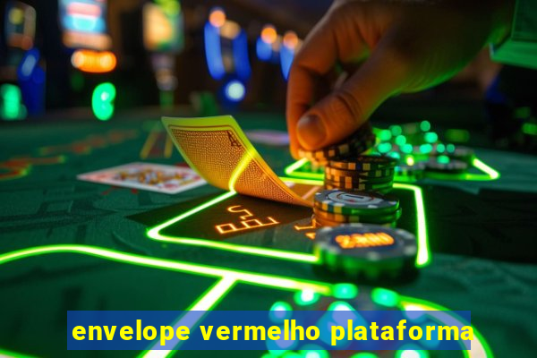 envelope vermelho plataforma