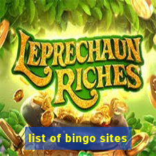 list of bingo sites