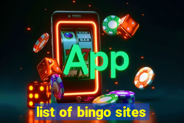 list of bingo sites