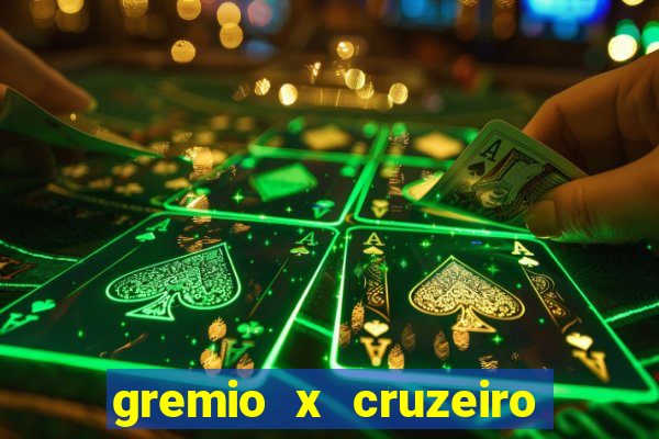 gremio x cruzeiro ao vivo hd