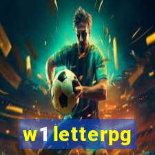 w1 letterpg